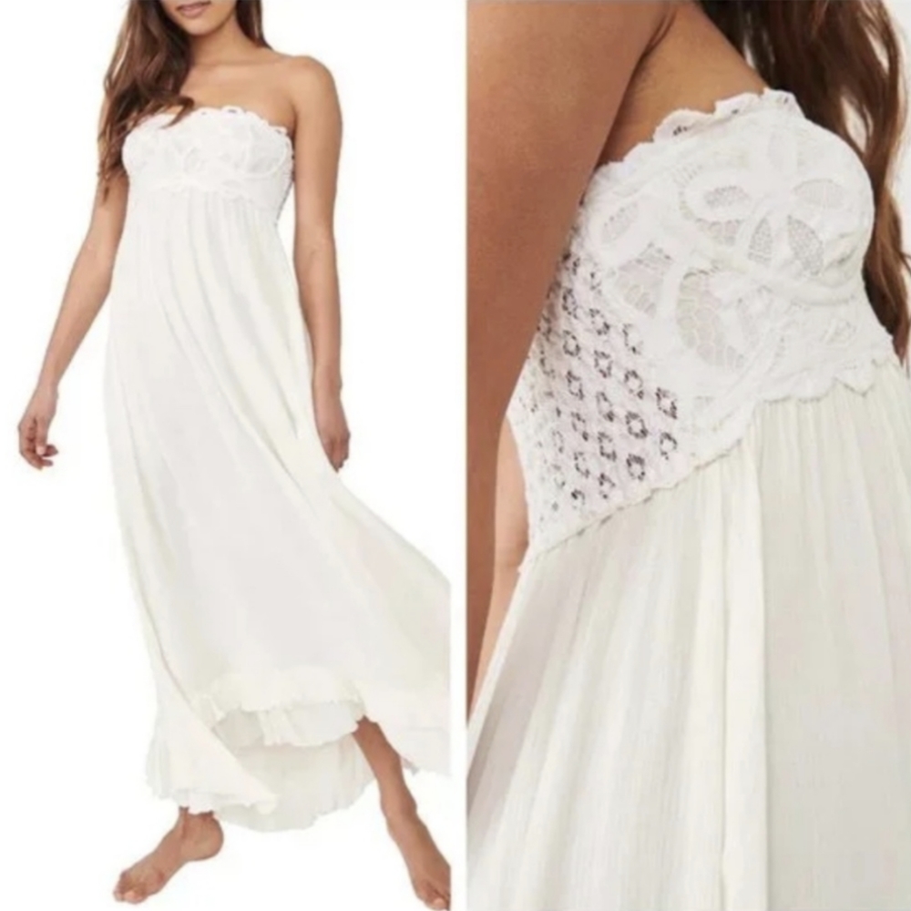 FREE PEOPLE ADELLA Corset Maxi Dress